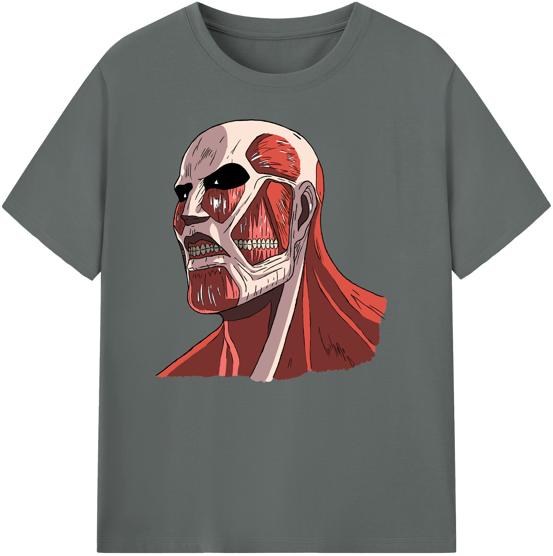 （画像用） 進撃の巨人 Attack on Titan 綿100％ メンズ半袖Tシャツ｜肌触りやわらか＆通気性